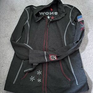 Alp N Rock Gray -Zip Sweater